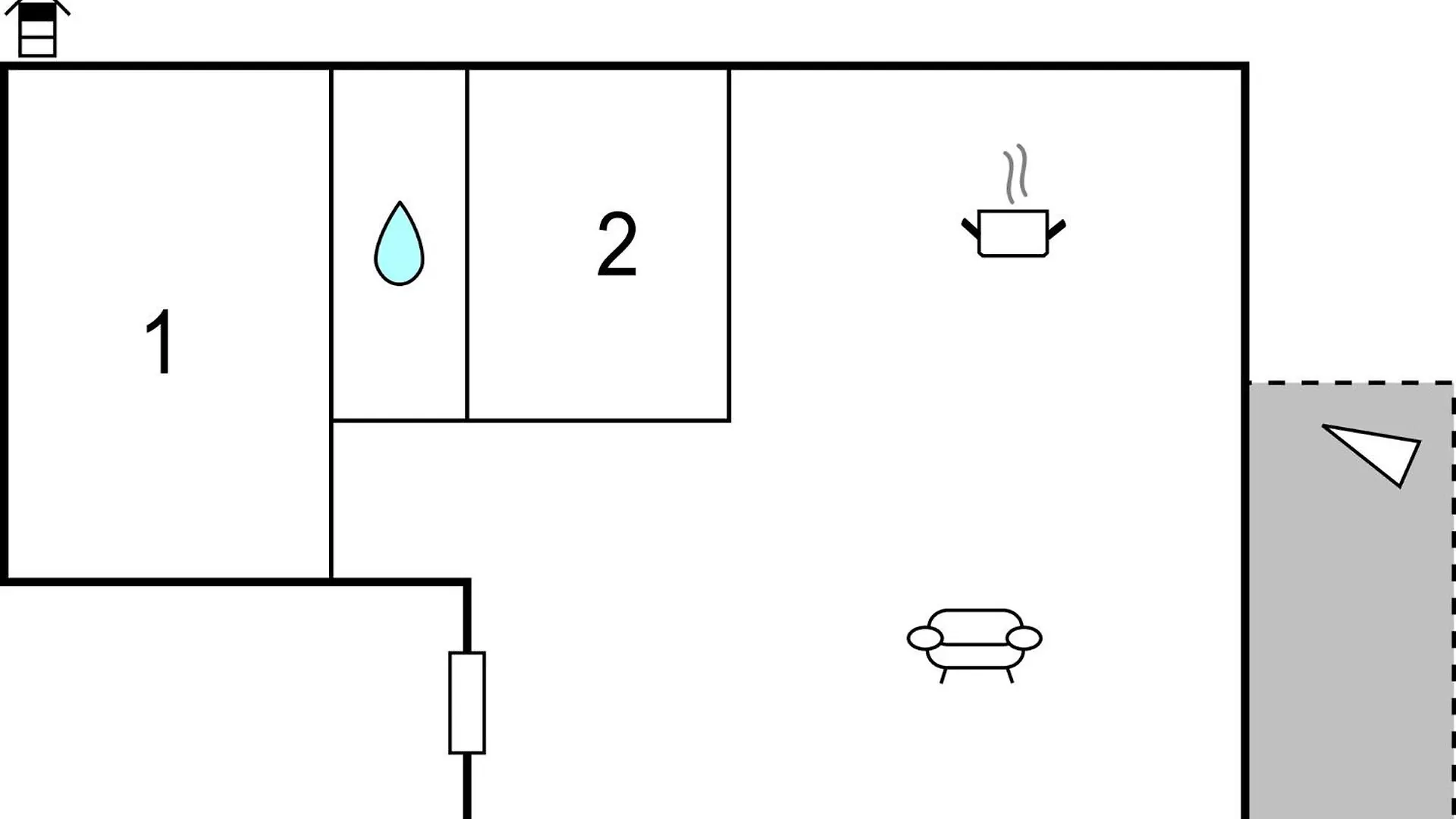 2 Bedroom Beautiful Apartment In 卡维勒 0*,  克罗地亚